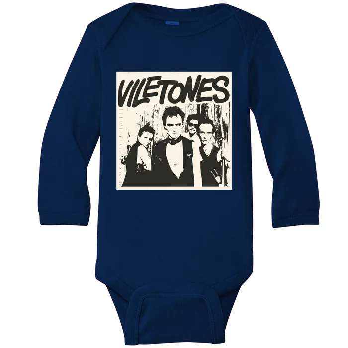 Viletones Canadian Punk Baby Long Sleeve Bodysuit