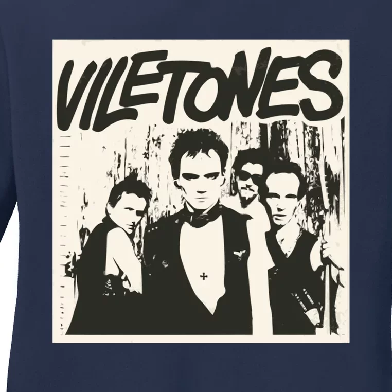 Viletones Canadian Punk Ladies Long Sleeve Shirt