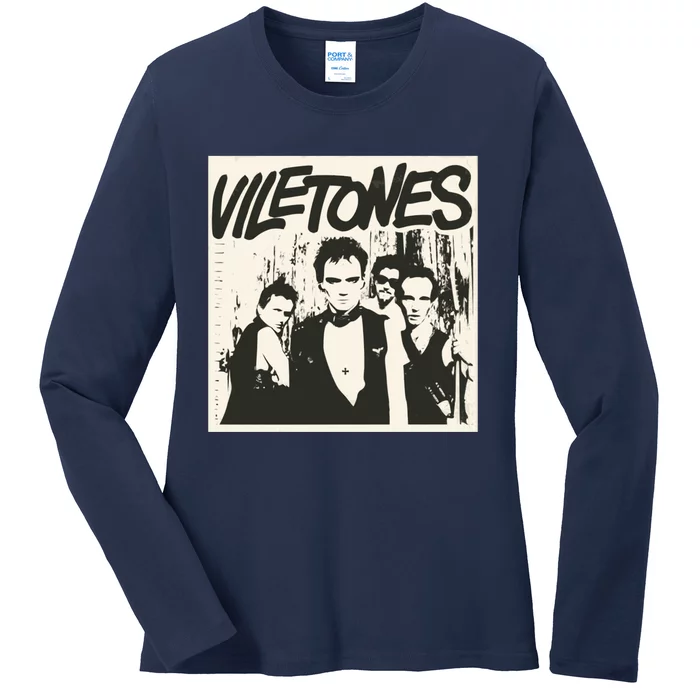 Viletones Canadian Punk Ladies Long Sleeve Shirt