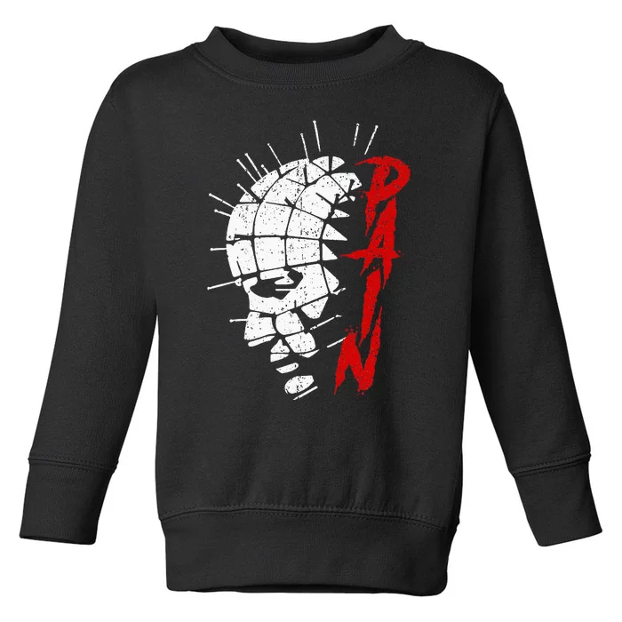 Vintage Cenobite Pain Toddler Sweatshirt