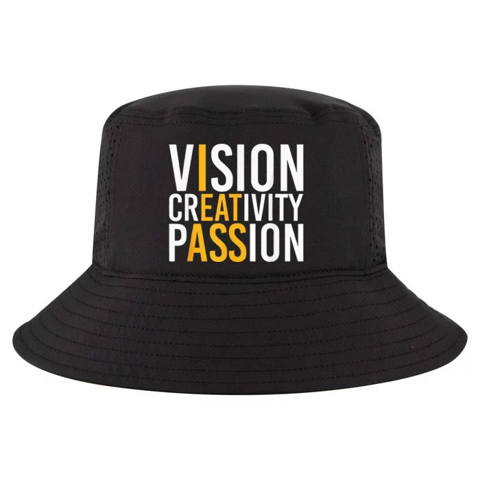 Vision Creativity Passion Cool Comfort Performance Bucket Hat