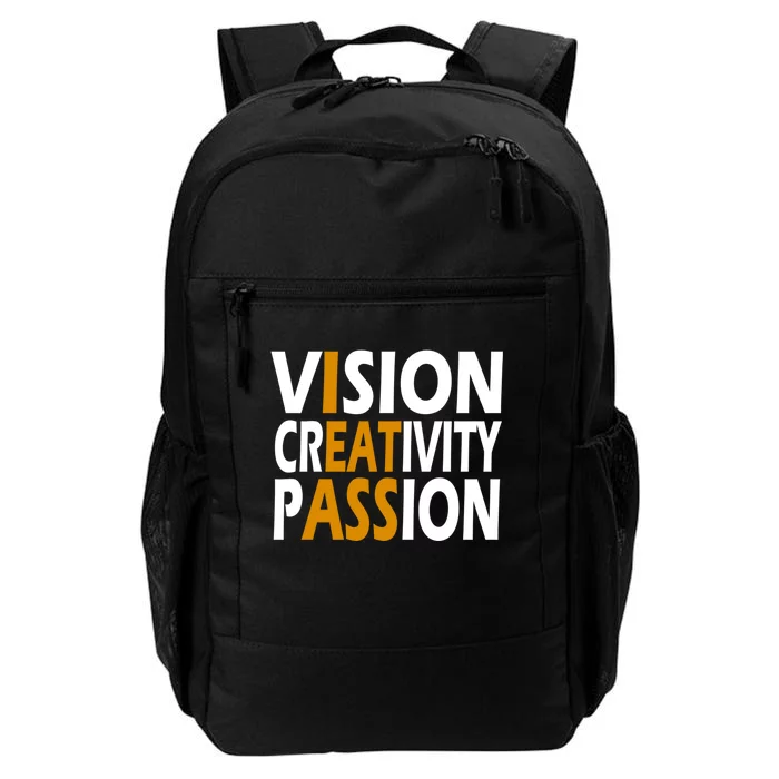 Vision Creativity Passion Funny Humor Daily Commute Backpack