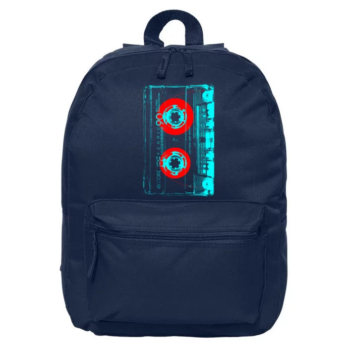 Vintage Cassette Pop Art Style 16 in Basic Backpack