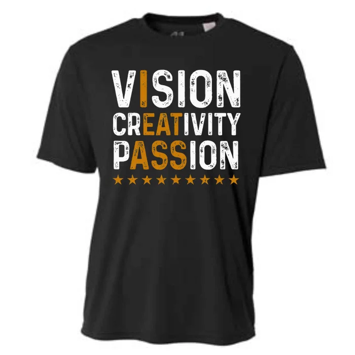 Vision Creativity Passion Cooling Performance Crew T-Shirt