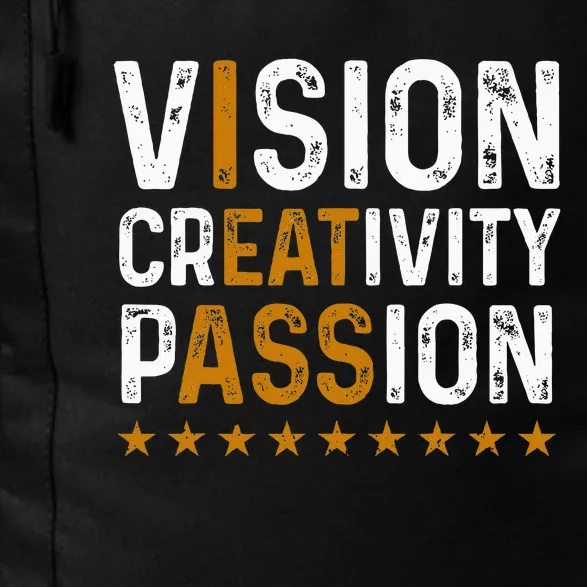 Vision Creativity Passion Daily Commute Backpack