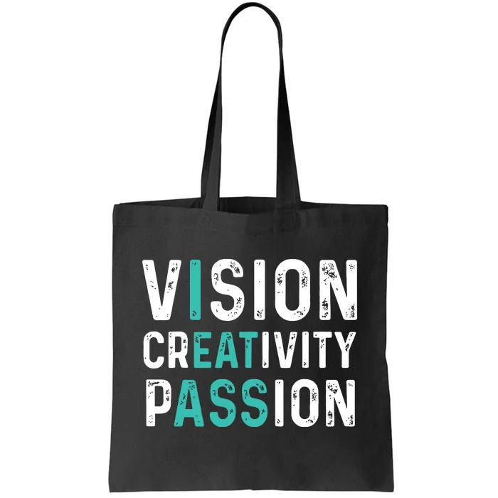 Vision Creativity Passion Vintage Tote Bag