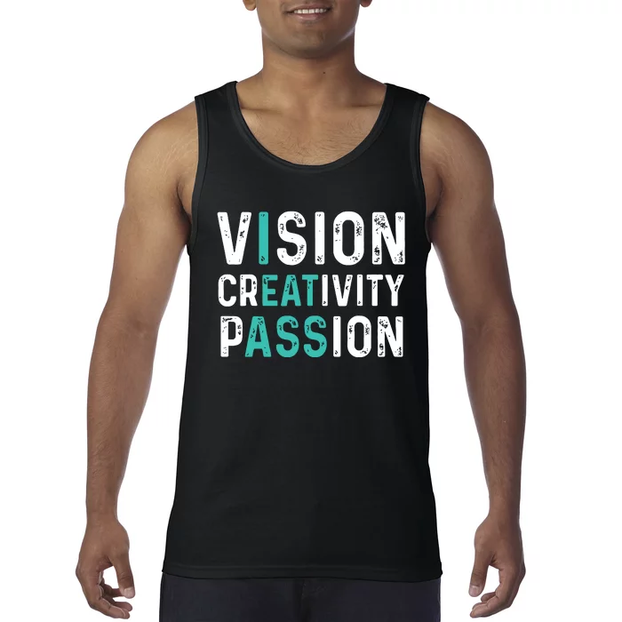 Vision Creativity Passion Vintage Tank Top