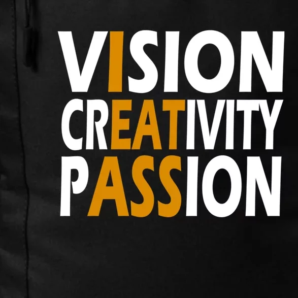 Vision Creativity Passion Funny Gift Daily Commute Backpack