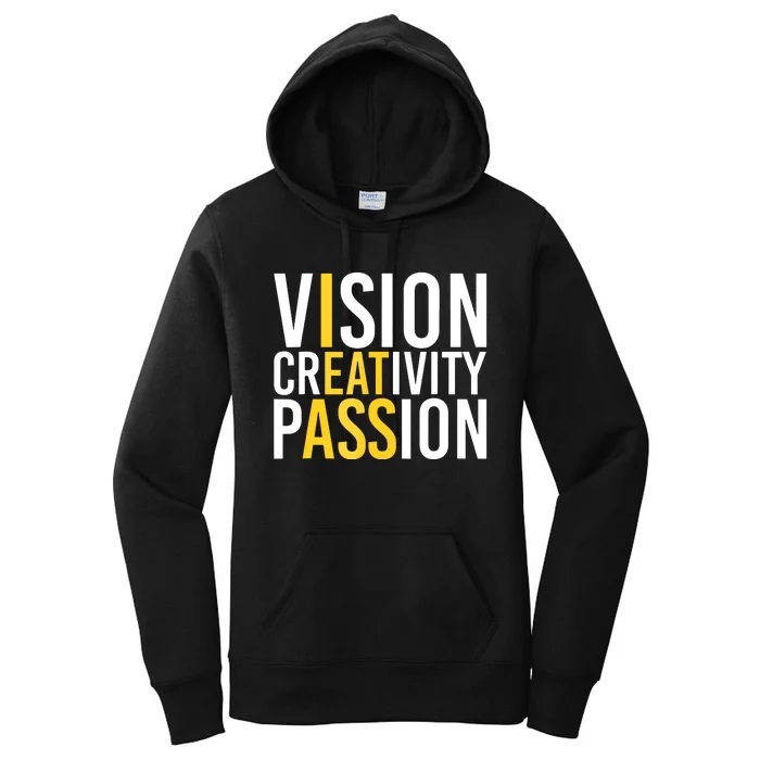 Vision Creativity Passion Women's Pullover Hoodie