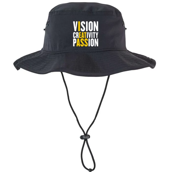 Vision Creativity Passion Funny Hidden Message I Eat Ass Legacy Cool Fit Booney Bucket Hat