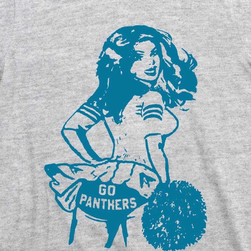 Vintage Carolina Panthers T Shirt Carolina Panthers Shirt Cheerleader Shirt Retro Tee T-Shirt