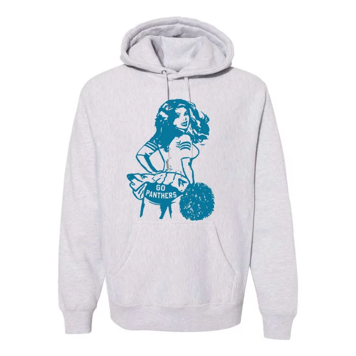 Vintage Carolina Panthers T Shirt Carolina Panthers Shirt Cheerleader Shirt Retro Tee Premium Hoodie