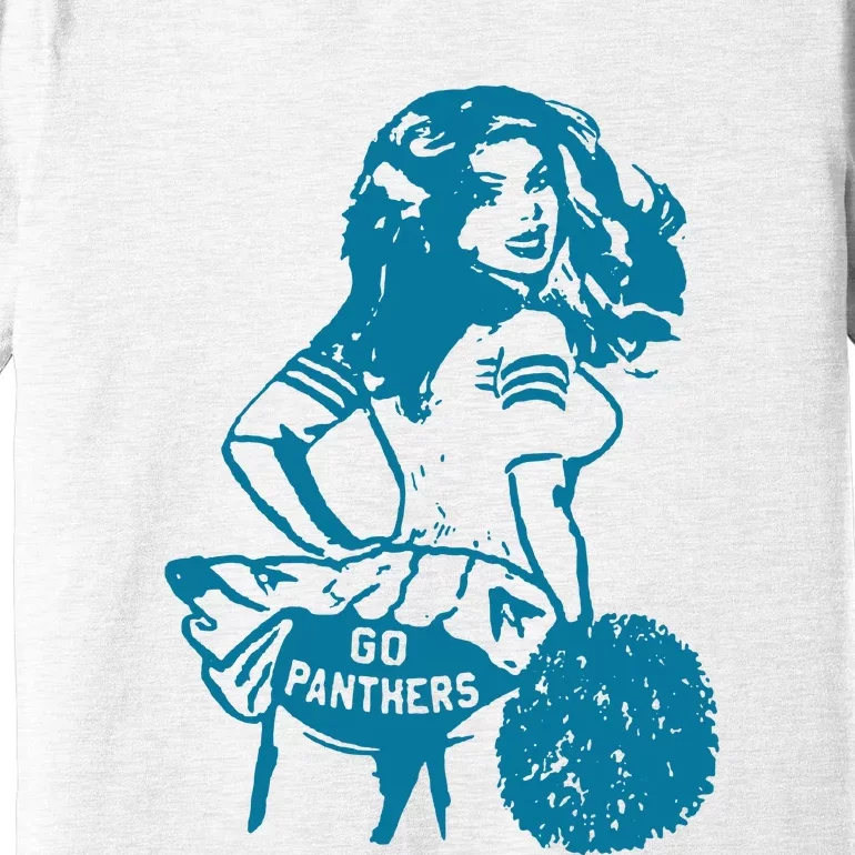 Vintage Carolina Panthers T Shirt Carolina Panthers Shirt Cheerleader Shirt  Retro Tee Sweatshirt