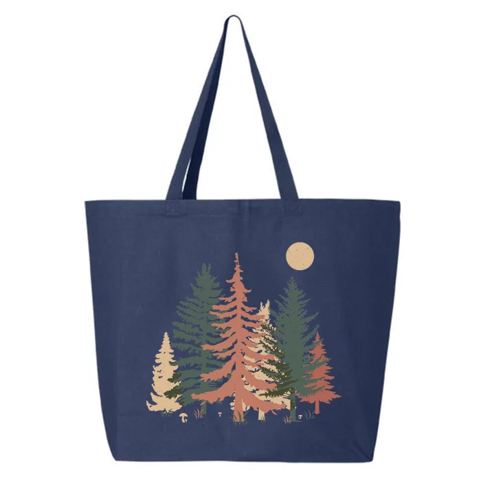 Vintage Colors Pine Tree Forest 25L Jumbo Tote