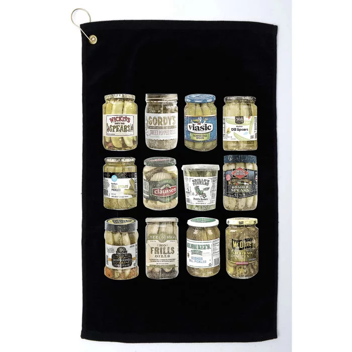 Vintage Canned Pickles Retro Pickles Lovers Canning Pickle Platinum Collection Golf Towel