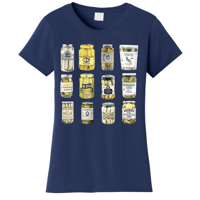 Vintage Canned Pickles Homemade Dill Pickles Gifts For Mom Women's T-Shirt