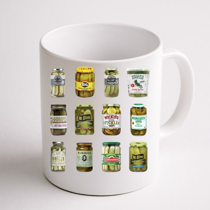 Vintage Canned Pickles Lover Funny Trendy Front & Back Coffee Mug