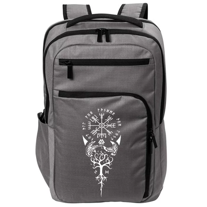 Viking Compass Protection Old Norse Warrior Impact Tech Backpack