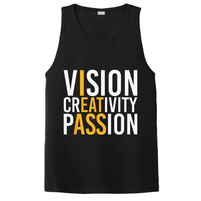 Vision Creativity Passion Performance Tank