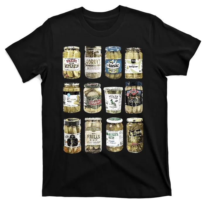 Vintage Canned Pickles Funny Pickle Lovers T-Shirt