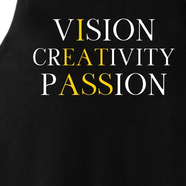 Vision Creativity Passion Ladies Tri-Blend Wicking Tank