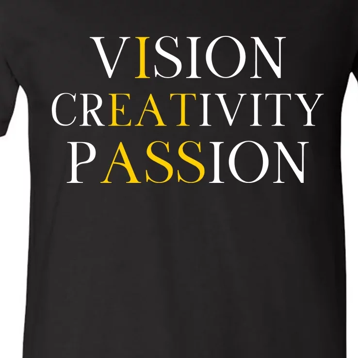 Vision Creativity Passion V-Neck T-Shirt