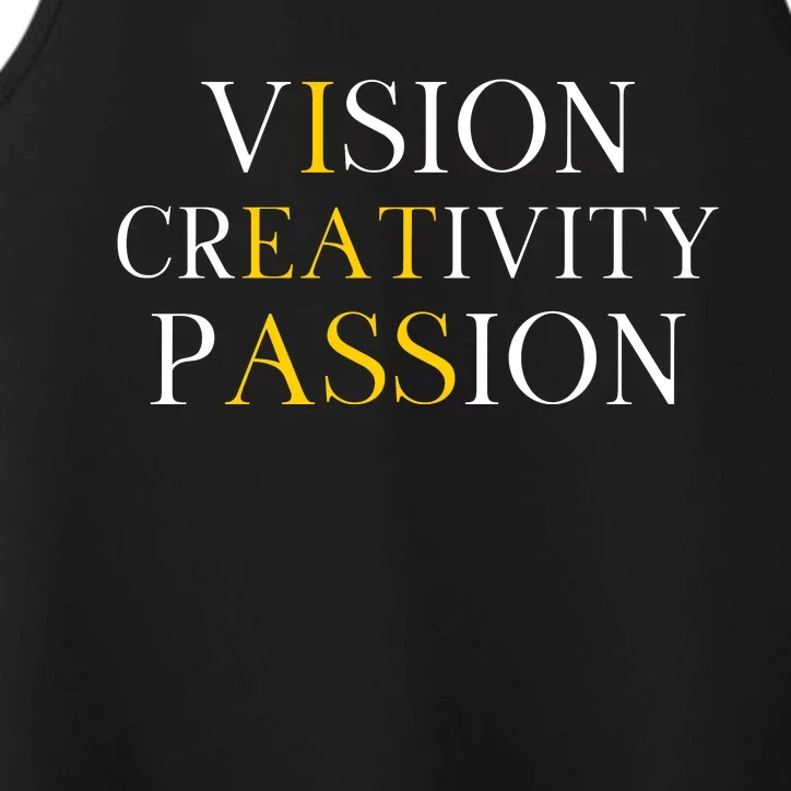 Vision Creativity Passion Performance Tank