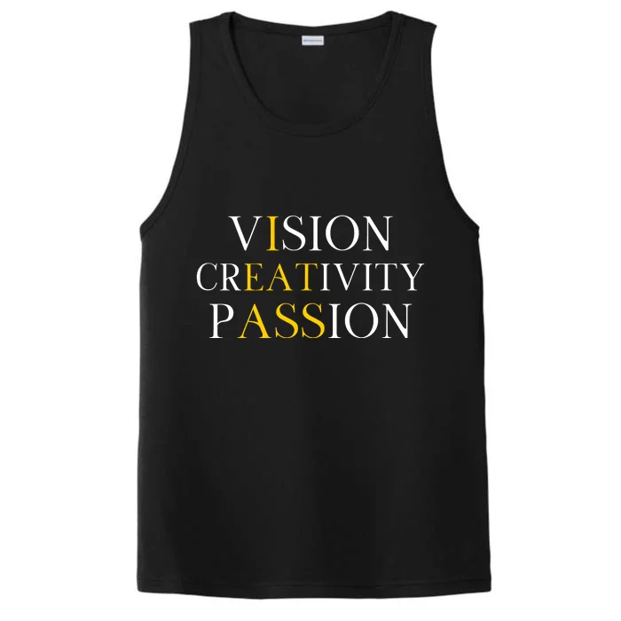 Vision Creativity Passion Performance Tank