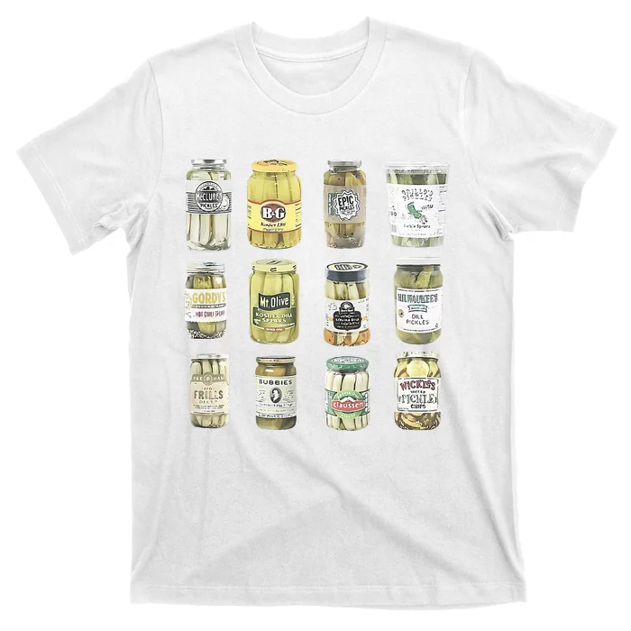 Vintage Canned Pickles Homemade Dill Pickles Gifts For Mom T-Shirt