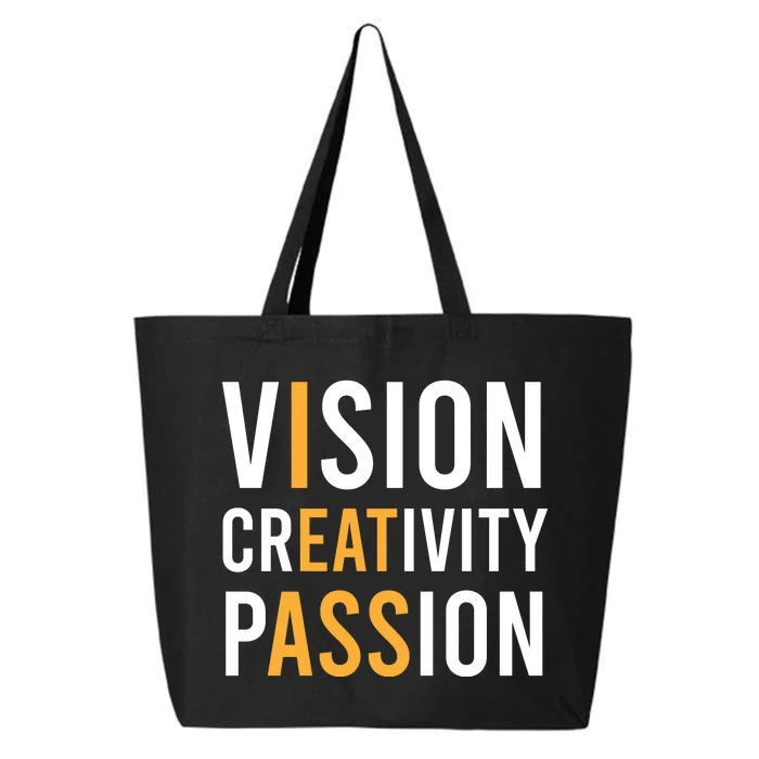 Vision Creativity Passion | I Eat Ass Funny Hidden Message 25L Jumbo Tote