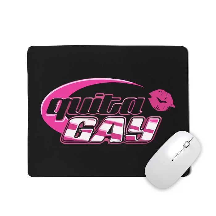 Vittuchloe Camiseta Quita Gay Mousepad