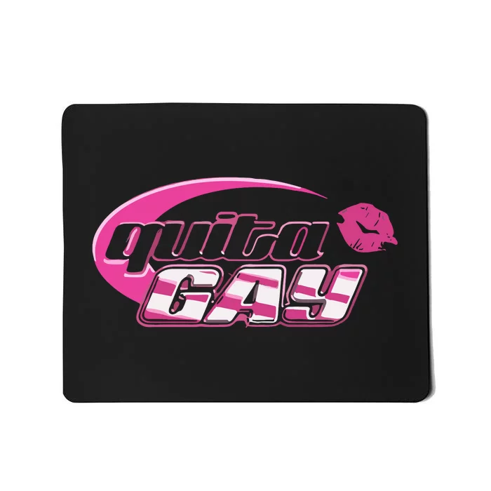 Vittuchloe Camiseta Quita Gay Mousepad