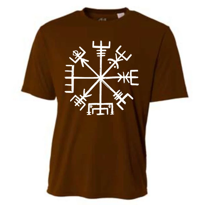 Viking Compass Round Valhalla Viking Cooling Performance Crew T-Shirt