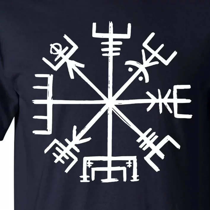 Viking Compass Round Valhalla Viking Tall T-Shirt