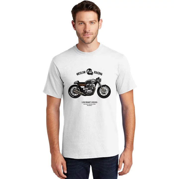 Vintage Cafe Racer Poster Tall T-Shirt