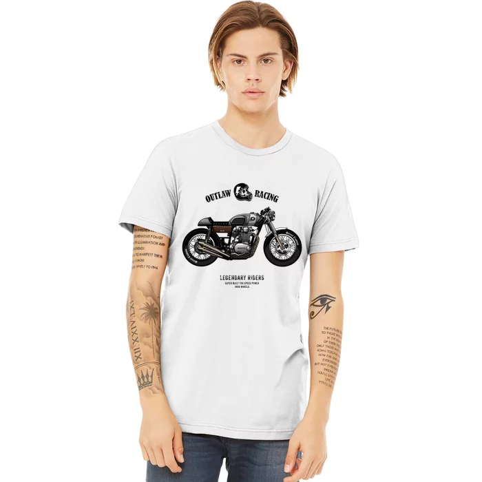 Vintage Cafe Racer Poster Premium T-Shirt