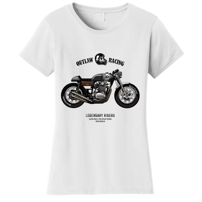 Vintage Cafe Racer Poster Women's T-Shirt