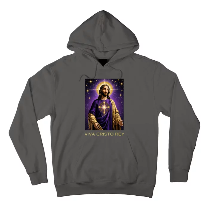 Viva Cristo Rey Catholic Jesus Christ The King Hoodie