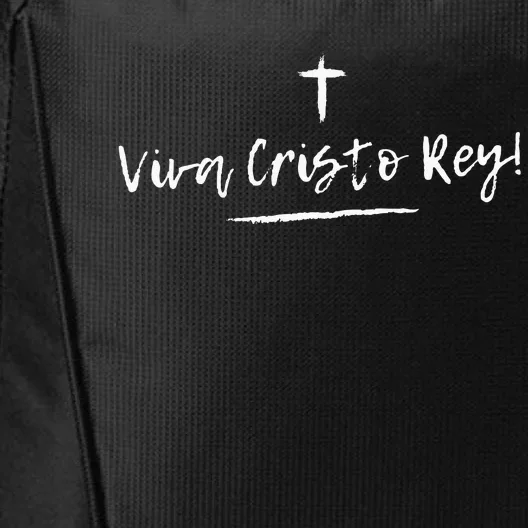 Viva Cristo Rey Catholic Christian Religious City Backpack