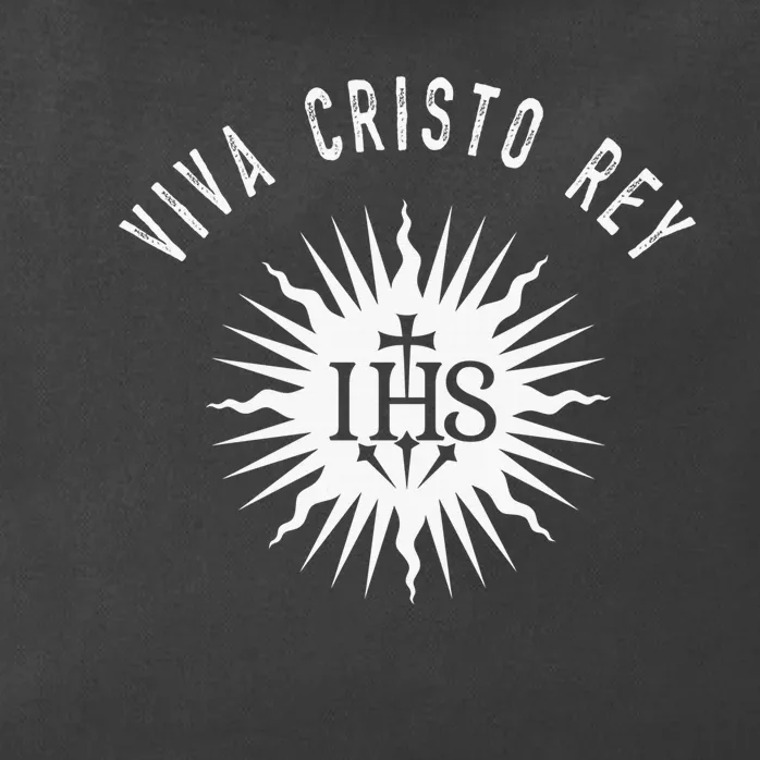 Viva Cristo Rey Catholic Cristeros Zip Tote Bag