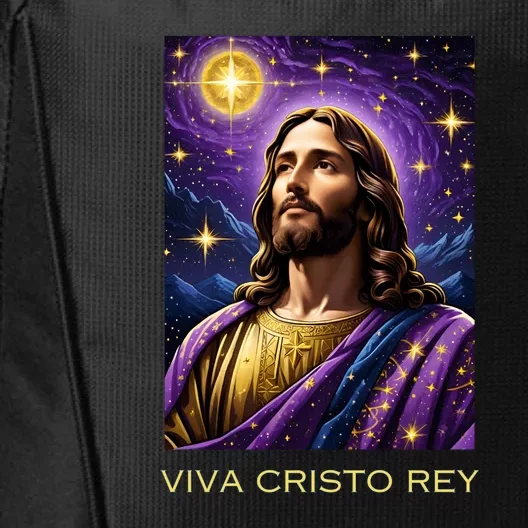 Viva Cristo Rey Roman Catholic Jesus Christ City Backpack