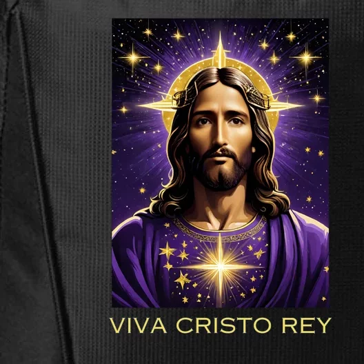 Viva Cristo Rey Roman Catholic Jesus Christ City Backpack