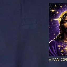 Viva Cristo Rey Roman Catholic Jesus Christ Softstyle Adult Sport Polo