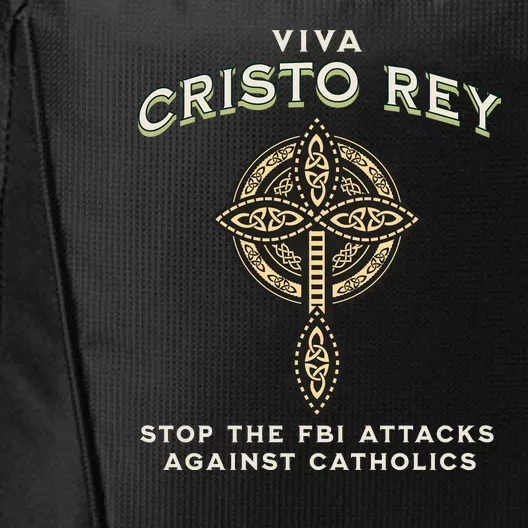 Viva Cristo Rey Roman Catholic Religious Freedom City Backpack