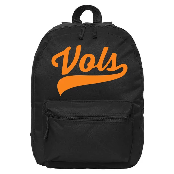 Vols Comfort Retro Vintage Aesthetic Vols Tennessee 16 in Basic Backpack