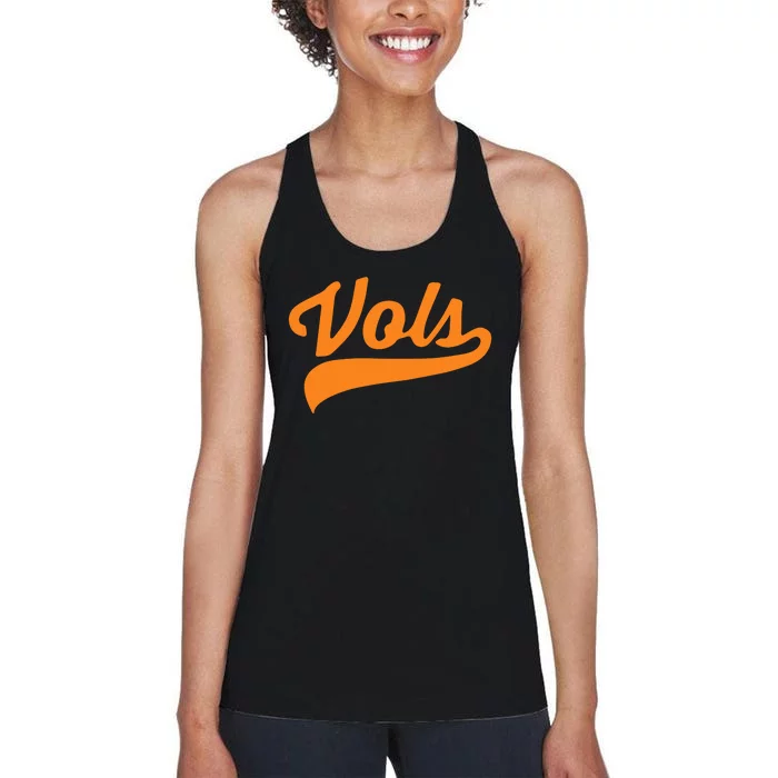 Vols Comfort Retro Vintage Aesthetic Vols Tennessee Women's Racerback Tank