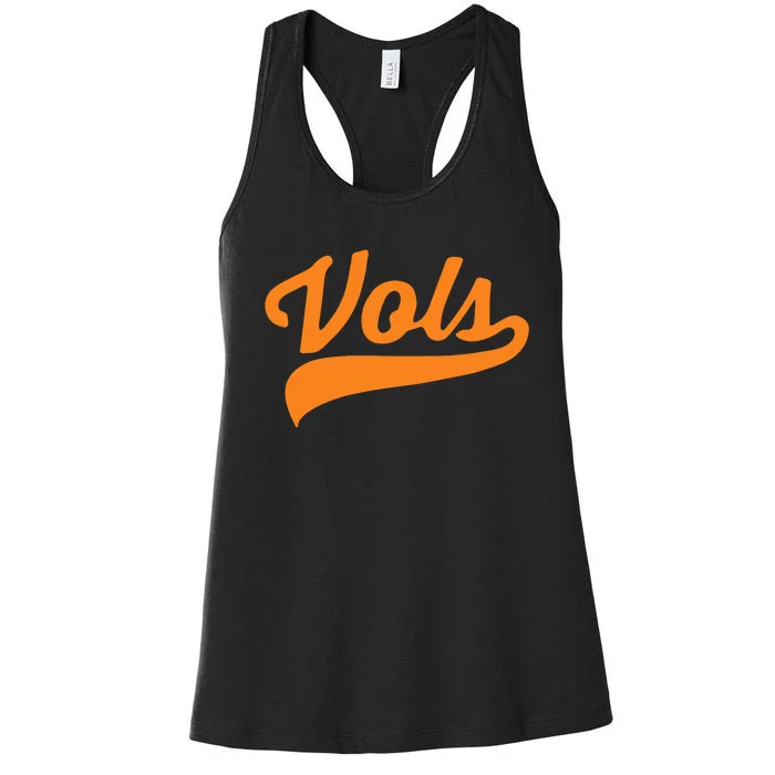 Vols Comfort Retro Vintage Aesthetic Vols Tennessee Women's Racerback Tank