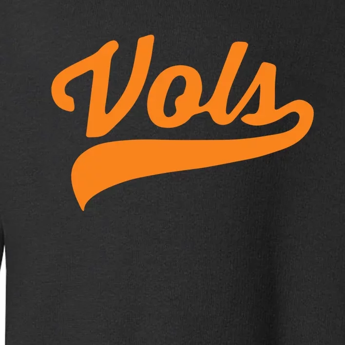 Vols Comfort Retro Vintage Aesthetic Vols Tennessee Toddler Sweatshirt