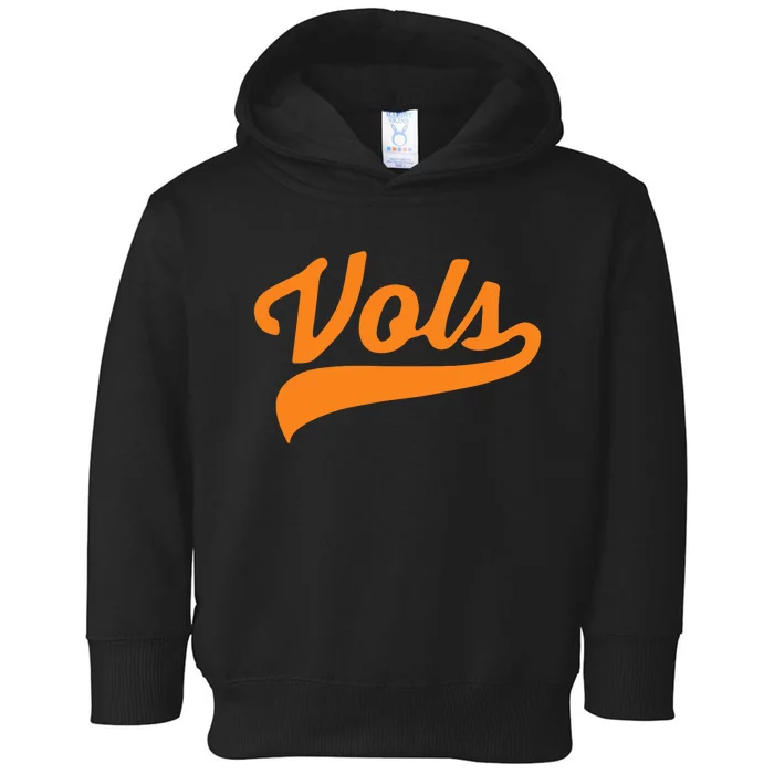 Vols Comfort Retro Vintage Aesthetic Vols Tennessee Toddler Hoodie