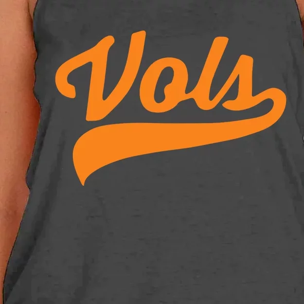 Vols Comfort Retro Vintage Aesthetic Vols Tennessee Women's Knotted Racerback Tank